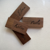 Chiavetta USB in legno di noce personalizzata incisa laser more design