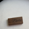 Chiavetta USB in legno di noce personalizzata incisa laser more design
