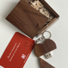 Chiavetta a cuore da 32gb personalizzata incisa laser moredesign