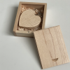 Chiavetta a cuore da 32gb personalizzata incisa laser moredesign