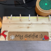 my selfie bacheca portafoto legno sughero personalizzata more marketing