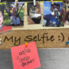my selfie bacheca portafoto legno sughero personalizzata more marketing