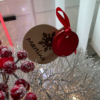 Pallina addobbo Natale personalizzato con nome in legno more marketing